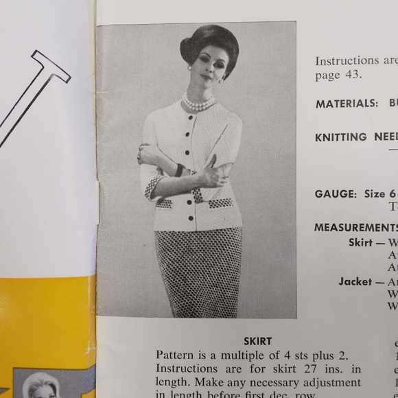 BOOK Vintage 1962 New Hand Knits volume 70, 20 patterns - Picture 5 of 16